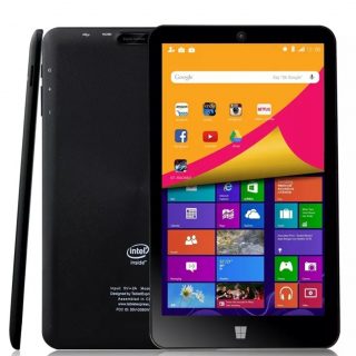 Zeke and Bernie's 8" windows Tablet and leather keyboard case
