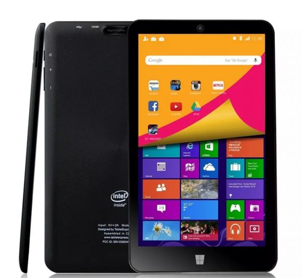 Zeke and Bernie's 8" windows Tablet and leather keyboard case