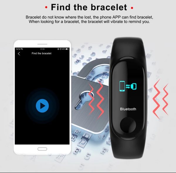 Smart Sports Watch Blood Pressure Heart Rate Monitor Message Reminder Bluetooth Waterproof Men Women bracelet kids wrist - Image 2