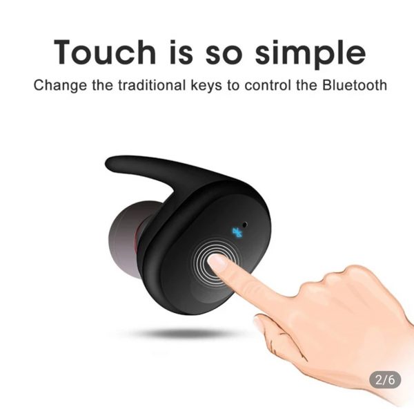 Zeke and Bernie's Y30 TWS Wireless headphones 5.0 Earphone Noise Cancelling Headset Stereo Sound Music In-ear Earbuds For Android IOS smart phone - Image 2