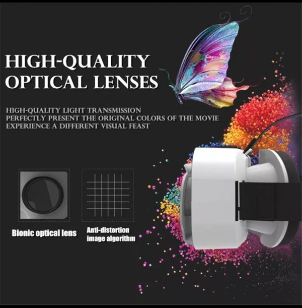 VR Virtual Reality 3D Glasses Box Stereo VR Google Cardboard Headset Helmet for IOS Android Smartphone,Bluetooth Rocker - Image 5