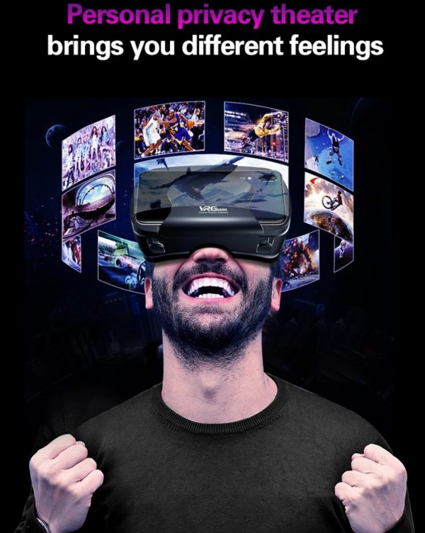 Zeke and Bernie's VR Glasses Virtual Reality Headset 360° VR 3D Glasses Goggles Mobile Phone 2021 VRG Pro 3D VR Glasses Virtual Reality Full - Image 2