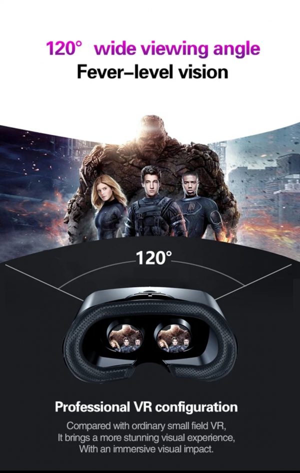 Zeke and Bernie's VR Glasses Virtual Reality Headset 360° VR 3D Glasses Goggles Mobile Phone 2021 VRG Pro 3D VR Glasses Virtual Reality Full - Image 4