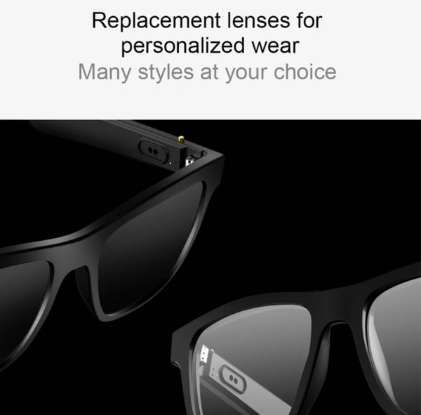 Zeke and Bernie's E10 Smart Audio Sunglasses BT5.0 Wireless Music Headset UV Protective Glasses Audio Eyewear Hands-free with Mic for Men Driving - Image 4