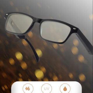 Zeke and Bernie's Wireless Bluetooth Smart Glasses Anti-blue Light Music Headset Audio Speaker Hand-Free Calling Smart Glasses Driving Sunglasses