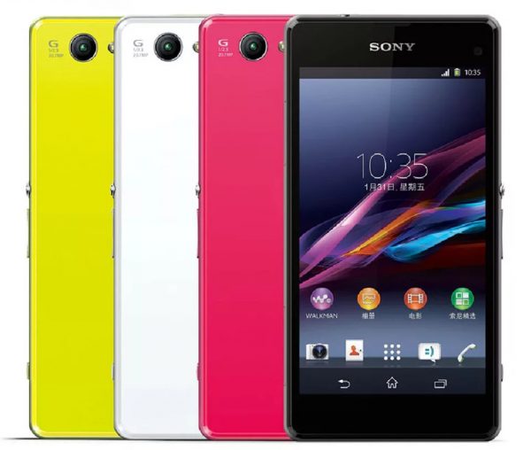 Sony Xperia Z1 Compact D5503 Unlocked 3G/4G Android Quad-Core 2GB RAM 4.3" 20.7MP WIFI GPS 16GB Storage Mobile phone (White)