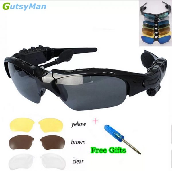 GutsyMan Fashion Sports Stereo Wireless Bluetooth 4.1 Headset Telephone Polarized Driving Sunglasses/mp3 Riding Eyes Glasses - Image 3