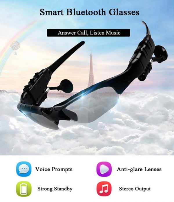 GutsyMan Fashion Sports Stereo Wireless Bluetooth 4.1 Headset Telephone Polarized Driving Sunglasses/mp3 Riding Eyes Glasses