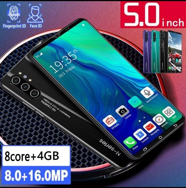 Zeke and Bernie's Rino3 Pro 5.8 Inch Screen Android Phone Purple Water Drop Screen Smartphone Solid Color Mobile Phone Cool Shape Fashion (purple) - Image 2