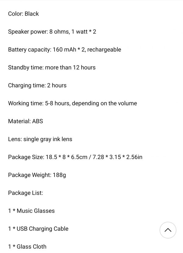 Zeke and Bernie's A3 2 in 1 Smart Sunglasses Wireless Bluetooth Headset BT5.0 Music Glasses Outdoor Cycling Sunglasses Sports Headphones with Mic (men) - Image 7