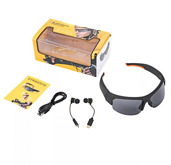 Zeke and Bernie's Sunglasses Camera Headset HD1080P Smart Mini Camera Glasses Multifunctional Bluetooth MP3 Player Sports Accessories 16/32Gb - Image 6