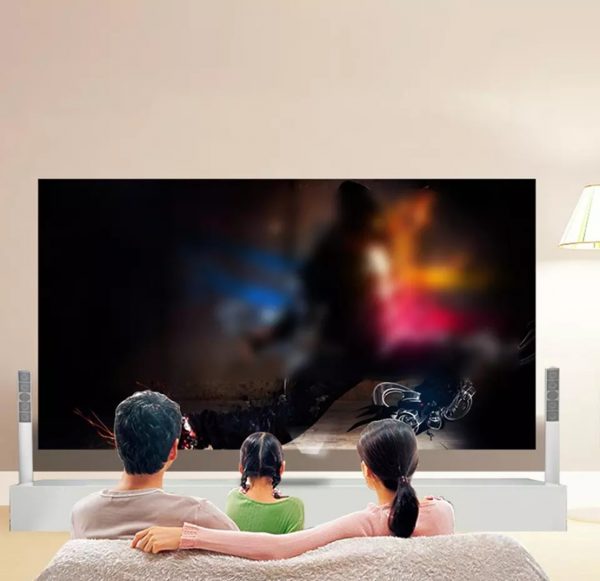 Zeke and Bernie's Mini Portable Video Projector LED WiFi Projector UC28C 1080P Video Home Cinema Movie Game Cinema Office Video Projector white, can be used with power bank - Image 3