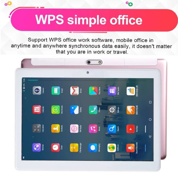 Zeke and Bernie's Ultimate Tablet PC bundle. New 10.1 inch Tablet 4GB+64GB System 9.0 Octa Core 3G Phone Call Wi-Fi Bluetooth 4.0 Dual SIM Support Google Tablets, plus get bonus free 32gb memory card, keyboard and cover case free - Image 3