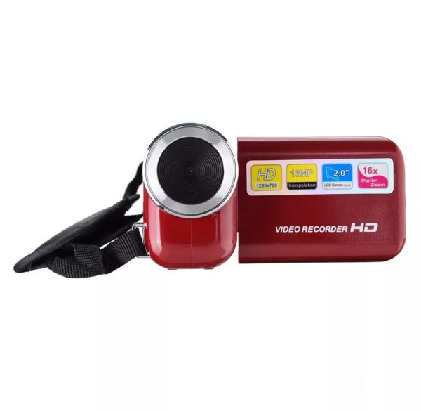 Video Camcorder HD 720P Handheld 16 Million Pixels Digital Camera LED Flash 4x Digital Zoom 2.0 Inch Extended Memory SD/MMC 32GB - Image 2