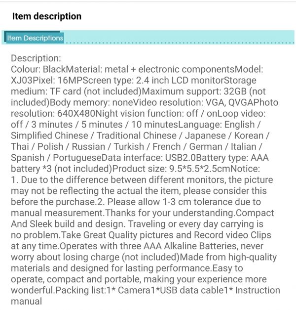 Professional Ultra 16MP 1080P HD Digital Camera Outdoor Camcorder Hiking Precise Stable Photograph - Image 3