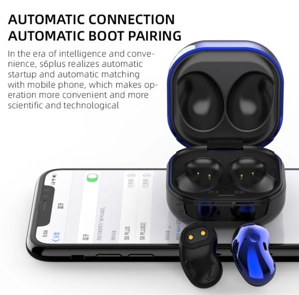Zeke and Bernie's S6 Plus Tws Headsets Noise Cancelling Earbuds Wireless Bluetooth Earphone Sports In Ear buds - Image 3