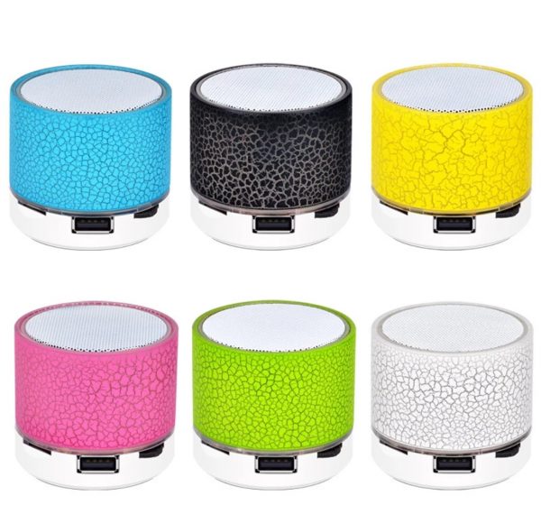 Zeke and Bernie's Mini Wireless Portable Bluetooth Speakers Crack LED USB MP3 Stereo Sound Speaker For Computer Mobile Phone - Image 3