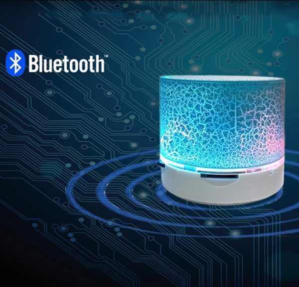 Zeke and Bernie's Mini Wireless Portable Bluetooth Speakers Crack LED USB MP3 Stereo Sound Speaker For Computer Mobile Phone - Image 5