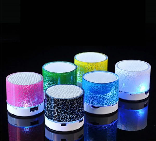 Zeke and Bernie's Mini Wireless Portable Bluetooth Speakers Crack LED USB MP3 Stereo Sound Speaker For Computer Mobile Phone - Image 7