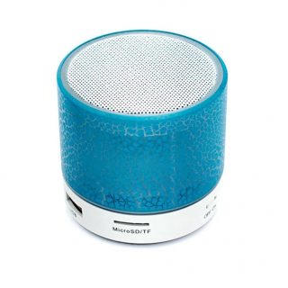 Zeke and Bernie's Mini Wireless Portable Bluetooth Speakers Crack LED USB MP3 Stereo Sound Speaker For Computer Mobile Phone