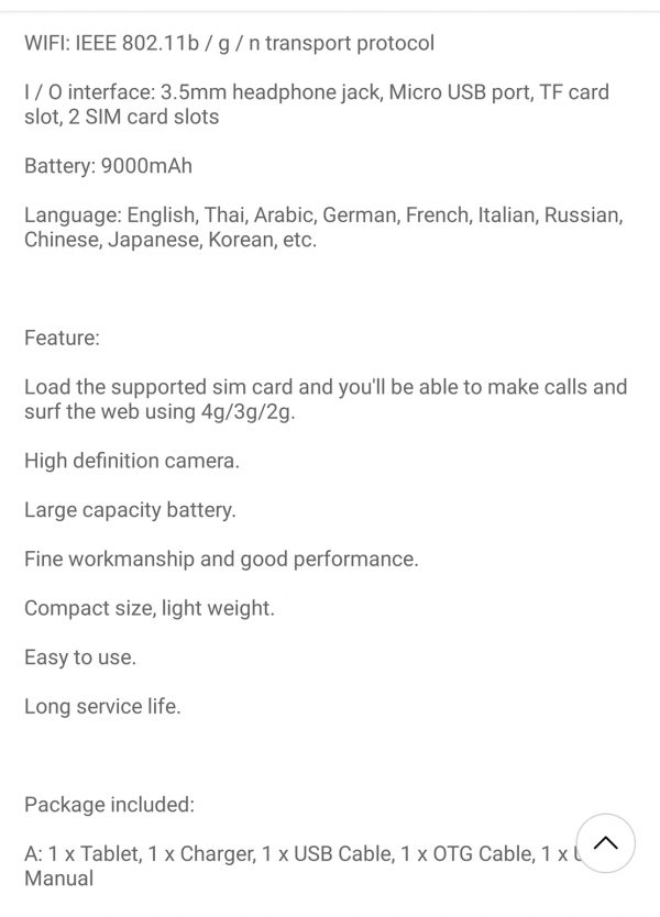 Zeke and Bernie's New 8 inch Tablet PC 3G Phone Call Tablet 4GB+64GB Android 8.0 Octa Core WIFI Tablets Dual SIM Google Play - Image 8