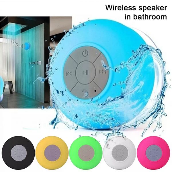 Zeke and Bernie's Mini Universal rechargeable Bluetooth Speaker Portable Waterproof Wireless Hands-Free Speaker Shower Bathroom Swimming Pool Car Beach Outdoor - Image 2
