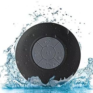 Zeke and Bernie's Mini Universal rechargeable Bluetooth Speaker Portable Waterproof Wireless Hands-Free Speaker Shower Bathroom Swimming Pool Car Beach Outdoor