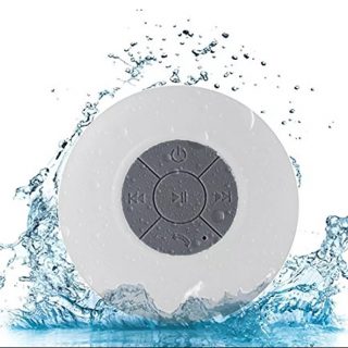 Zeke and Bernie's Mini Universal rechargeable Bluetooth Speaker Portable Waterproof Wireless Hands-Free Speaker Shower Bathroom Swimming Pool Car Beach Outdoor