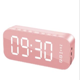 Zeke and Bernie's Wireless Bluetooth Speaker With FM Mini Card Mirror Alarm Clock Audio Stall Collection Voice Prompt Speakers Portable Audio