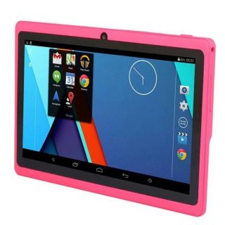 Slim And Lightweight Portable Tablet For Education 7 inch display 1gb ram and 8gb hdd Kids Children Android 4.0 8Quad Core Processor Tablet 
color pink
