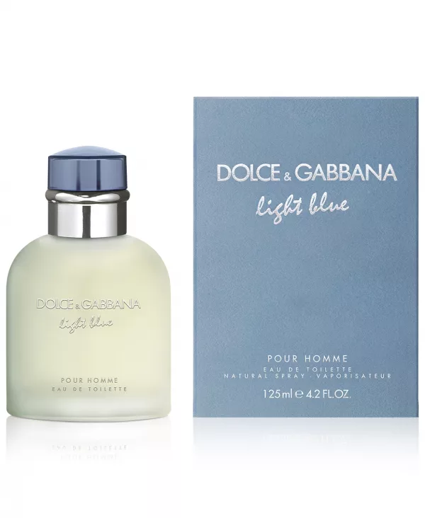 Dolce & Gabbana DOLCE&GABBANA Men's Light Blue Pour Homme Eau de Toilette Spray, 4.2 oz. - Image 2