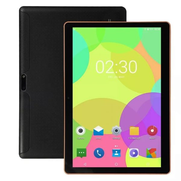 10.1 Inch Notebook 
Android 8.0 
6 gb ram and 64 gb hdd
Quad core 
Wifi 
Dual Camera 
Dual Sim Tablet 
Gps Telephone 
EU plug
Black - Image 2