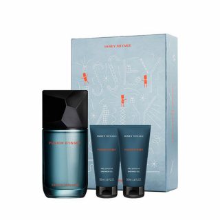 Set Issey Miyake Fusion D'issy Men ( 3 PC SET ) 4.2 OZ EDT / 1.6 OZ X 2 PC Shower Gel