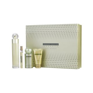 Set Perry Ellis Reserve Woman ( 4 PC SET ) 3.4 OZ EDP + 4.2 OZ Mist+ 2.0 OZ Cream+ mini