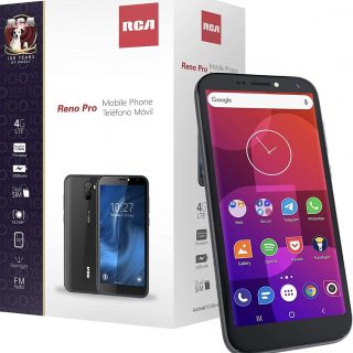 RCA Reno Pro, 5.5" HD+ Display, 32GB, 13MP Camera, 4G LTE Unlocked Smartphone (Black)