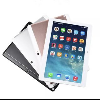 Tablet PC 10.1 inch available in White, Pink and Gold